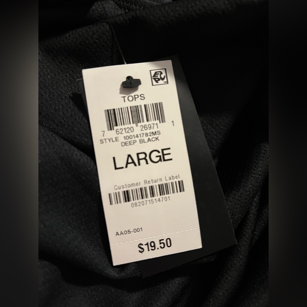 NWT Ideology Women’s Birdseye Mesh Tank Top L - Picture 2 of 3